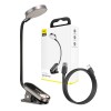 Baseus Comfort Reading Mini Clip Lamp - 360° Flexibel Laddbar läslampa