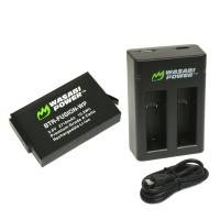 Wasabi Power Batteri och Batteriladdare - Dubbel - för GoPro Fusion - Paket