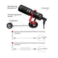 Boya BY-MM1 Kardioidmikrofon, Mikrofon till Mobil / Kamera / PC - Kit