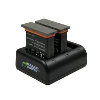 Wasabi Power Batteri och Batteriladdare - Trippel - för DJI Osmo Action - Paket