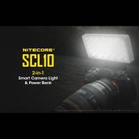 Nitecore SCL10 Smart Camera Light & Power Bank 2-in1- LED-Belysning & Portabelt batteri - 10000mAh, QC 3.0 / PD 18W