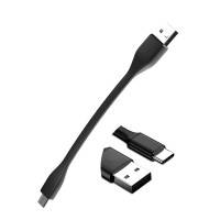 Nitecore Flexible USB-C Stand - Svanhals / Formbar USB-kabel USB A - USB-C