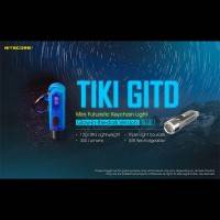 Nitecore TIKI GITD Blue Nyckelringslampa - 300lm