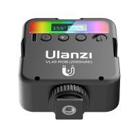 Ulanzi VL49 Belysning LED för foto / video - RGB - 2000mAh internt batteri - 600lm