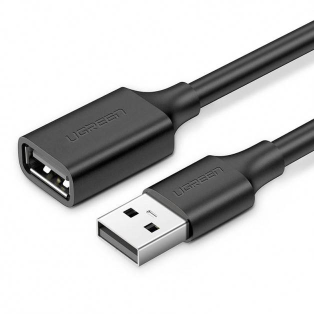 Ugreen Kabel Förlängning USB 2.0 Ha-Ho - 1.0m - Svart
