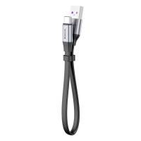 Baseus Simple HW Quick Charge Cable USB-A - USB-C-Kabel, QC 3.0, 5A, 0.23m - Grå