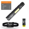SuperFire G10 Ficklampa / Pannlampa Multifunktion - 200lm - Laddbar USB