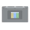 Snabbladdare / Power Bank med färgdisplay för 3 batterier till DJI Mini 2 / SE - QC3.0