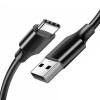 Ugreen USB-A - USB-C kabel, QC3.0, 5V/3A, 3m - Svart