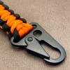 ActionKing Nyckelband Paracord - Svart/Orange