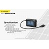 Nitecore SPM10 Solar Power Meter - Display för solpaneler och DC, USB A/C ut