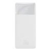 Baseus Bipow Power Bank - Portabelt batteri - 10000mAh, 3xUSB Typ A/C, QC 3.0 / PD, 20W - Vit