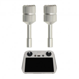 Stick / Pinne Extra Lång till DJI Mini 3 Pro RC fjärrkontroll - 2-pack Aluminium - Titan
